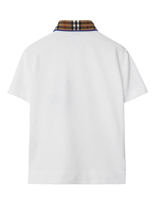 POLO BURBERRY | 8073160/BIANCO